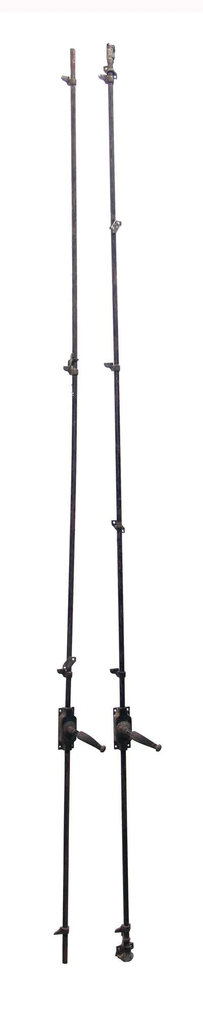 Pair Of Antique Brass Cremone Bolts 3 Pair Of Antique Brass Cremone Bolts