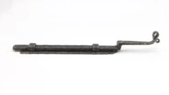 Antique Primitive Black Wrought Iron Surface Door Bolt -OGT Sale Store door locks q276258
