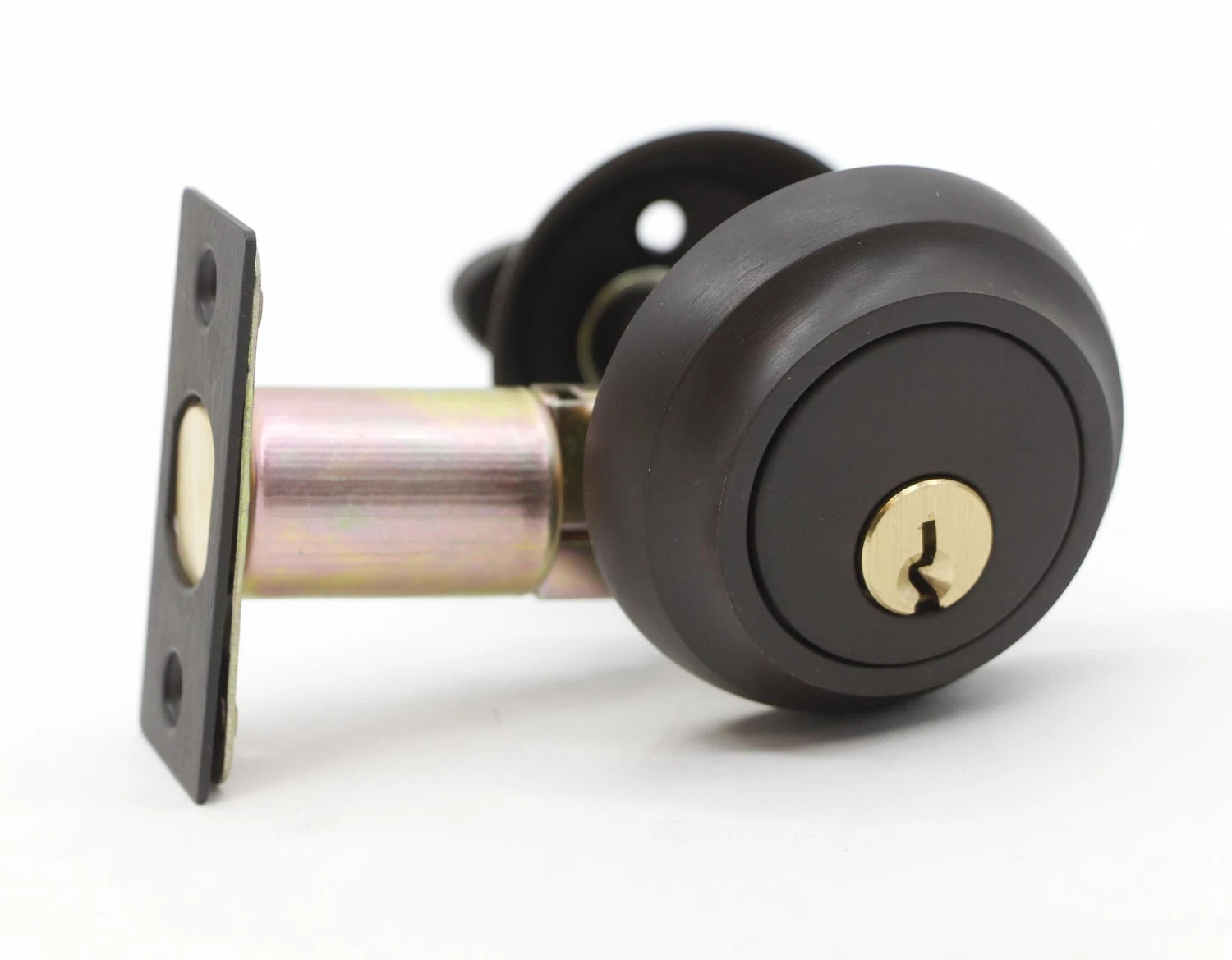 Oil Rubbed Bronze Entry Cylinder Deadbolt Door Lock 4 Oil Rubbed Bronze Entry Cylinder Deadbolt Door Lock - Image 2