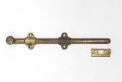Vintage 9 In. Brass Finish Steel Door Surface Bolt 9 Vintage 9 In. Brass Finish Steel Door Surface Bolt -OGT Sale Store door locks q287889