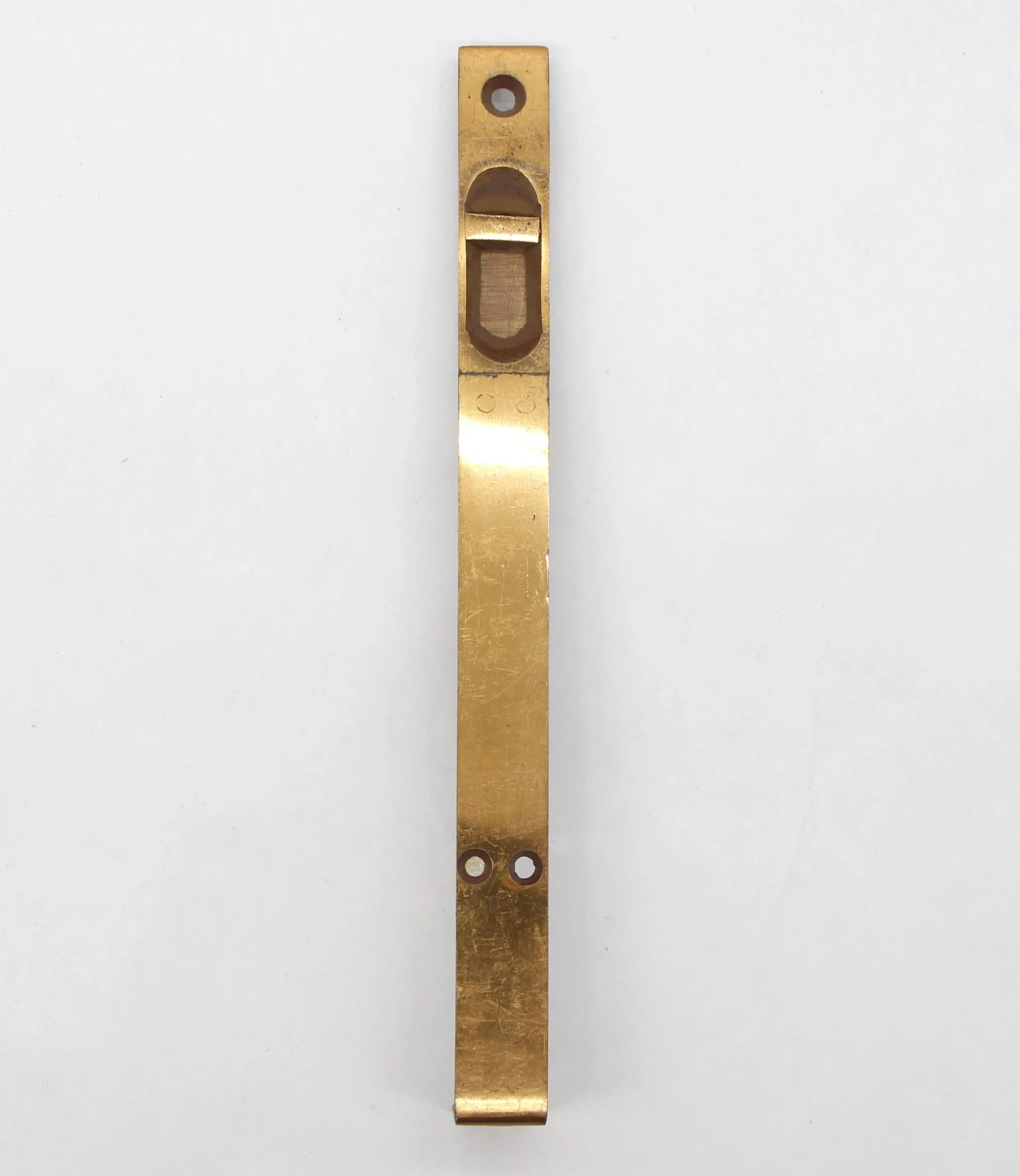 Modern Brass Plated Steel 9 In. Flush Mount Floor Bolt 4 Modern Brass Plated Steel 9 In. Flush Mount Floor Bolt - Image 2