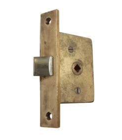 Solid Brass Angled Face Passage Door Mortise Lock