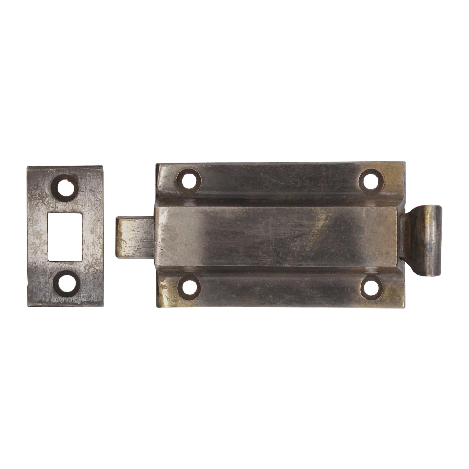 Vintage Plain 3.25 In. Steel Surface Door Bolt Lock 3 Vintage Plain 3.25 In. Steel Surface Door Bolt Lock