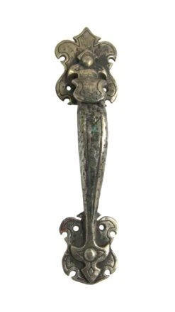 Antique 11 In. Art & Crafts Cast Iron Door Handle