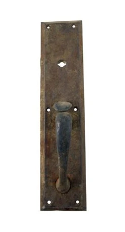 Antique 14 In. Brass Commercial Door Pull