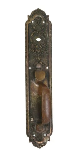 Antique 14 In. Victorian Sargent Brass Entry Door Pull
