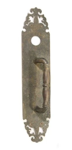 Antique 15.75 In. Arts & Crafts Bronze Door Pull