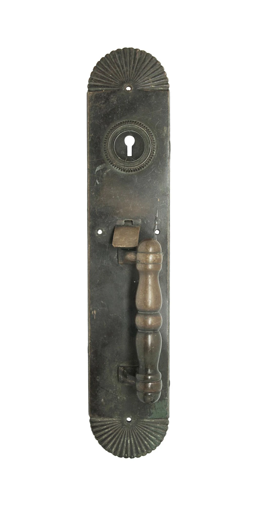 Antique 17.25 In. Bronze Arts & Crafts Door Pull 3 Antique 17.25 In. Bronze Arts & Crafts Door Pull