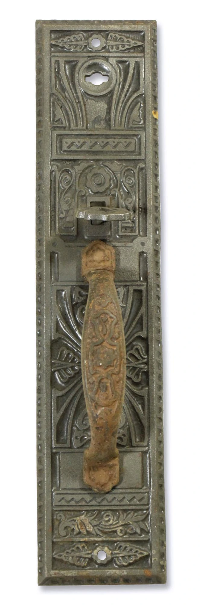 Antique Aesthetic 12 In. Cast Iron Door Pull 3 Antique Aesthetic 12 In. Cast Iron Door Pull