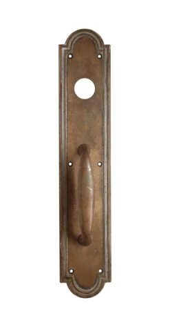 Antique Art Deco 16.5 In. Bronze Door Pull