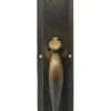 Antique Art Deco 21.75 In. Bronze Door Pull