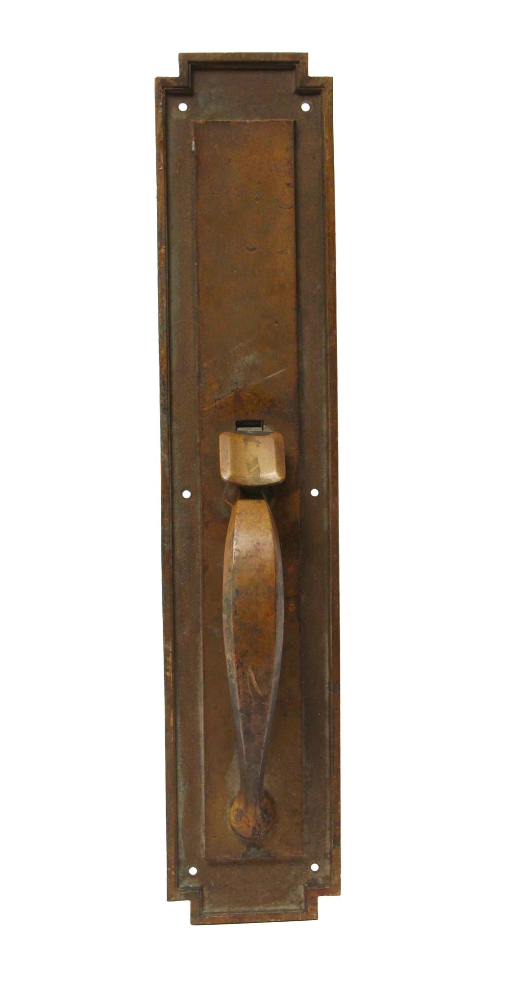 Antique Bronze Art Deco 17 In. Sargent Door Pull 3 Antique Bronze Art Deco 17 In. Sargent Door Pull
