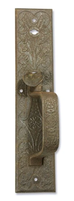 Antique Cast Iron 12.25 In. Aesthetic Door Pull