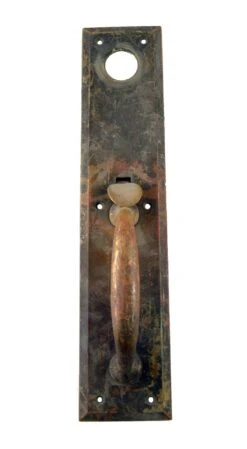 Antique Classic 14.375 In. Brass Entry Door Pull Handle