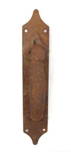 Antique Iron 14.875 In. Arts & Crafts Door Pull
