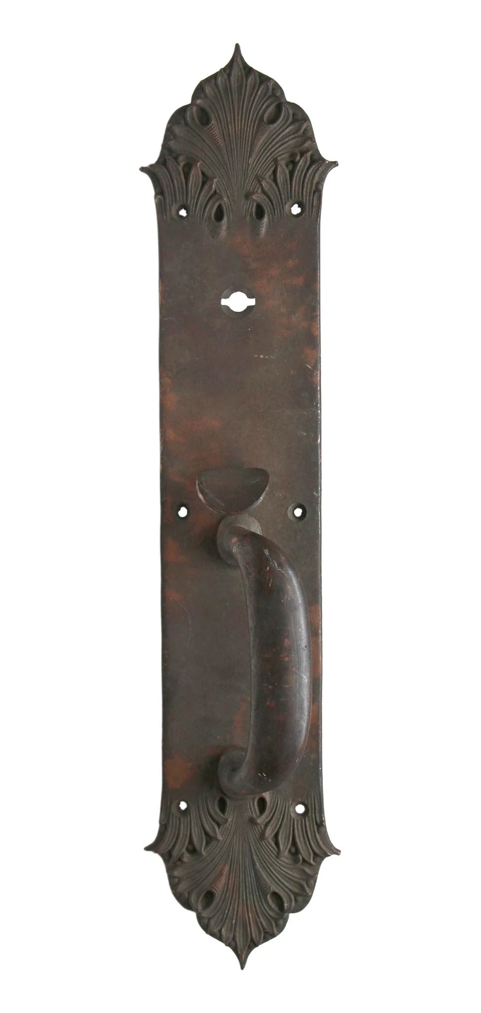 Antique Sargent 15.5 In. Romanesque Bronze Door Pull 3 Antique Sargent 15.5 In. Romanesque Bronze Door Pull