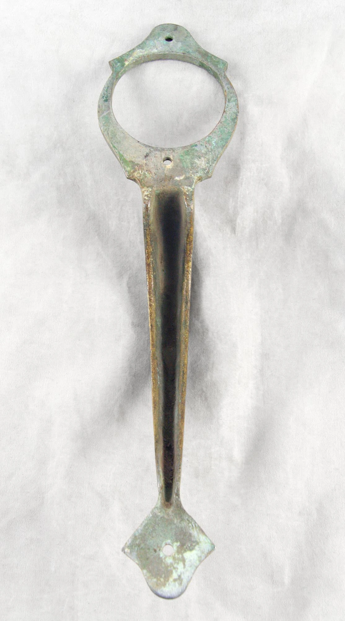 Vintage Cylinder Insert Brass Door Pull Handle 4 Vintage Cylinder Insert Brass Door Pull Handle - Image 2