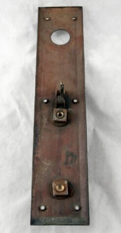 Antique Classic Brass 14 In. Entry Door Pull With Lock Insert -OGT Sale Store door pulls for sale k196835