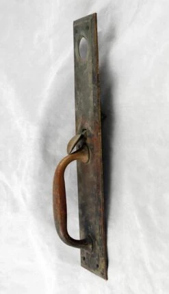 Antique Classic 14.375 In. Brass Entry Door Pull Handle -OGT Sale Store door pulls for sale k196837