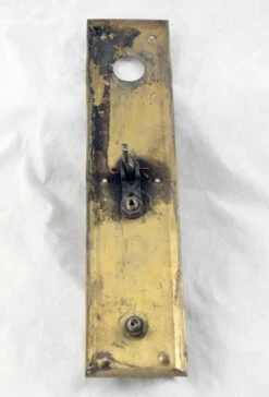 Vintage Classic 14 In. Brass Door Pull Handle With Lock Insert 8 Vintage Classic 14 In. Brass Door Pull Handle With Lock Insert -OGT Sale Store door pulls for sale k197088