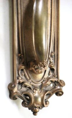 Antique French Yale 17.625 In. Cast Bronze Door Pull 9 Antique French Yale 17.625 In. Cast Bronze Door Pull -OGT Sale Store door pulls for sale l204153