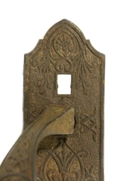 Antique Victorian 9 In. Cast Iron Door Pull 9 Antique Victorian 9 In. Cast Iron Door Pull -OGT Sale Store door pulls for sale m218127