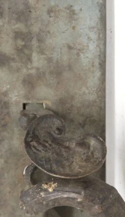 Antique 18.25 In. Victorian Floral Bronze Door Pull -OGT Sale Store door pulls for sale m230977