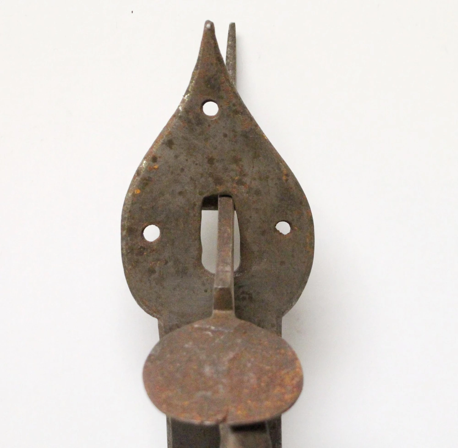 Antique 13.25 In. Steel Arts & Crafts Door Handle Pull 5 Antique 13.25 In. Steel Arts & Crafts Door Handle Pull - Image 3