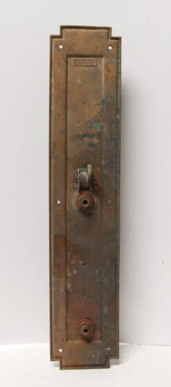 Antique Bronze Art Deco 17 In. Sargent Door Pull 8 Antique Bronze Art Deco 17 In. Sargent Door Pull -OGT Sale Store door pulls for sale n231835