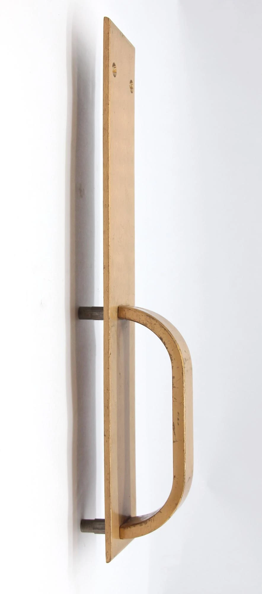 Pair Of Modern 14.5 In. Brass Commercial Door Pulls 5 Pair Of Modern 14.5 In. Brass Commercial Door Pulls - Image 3