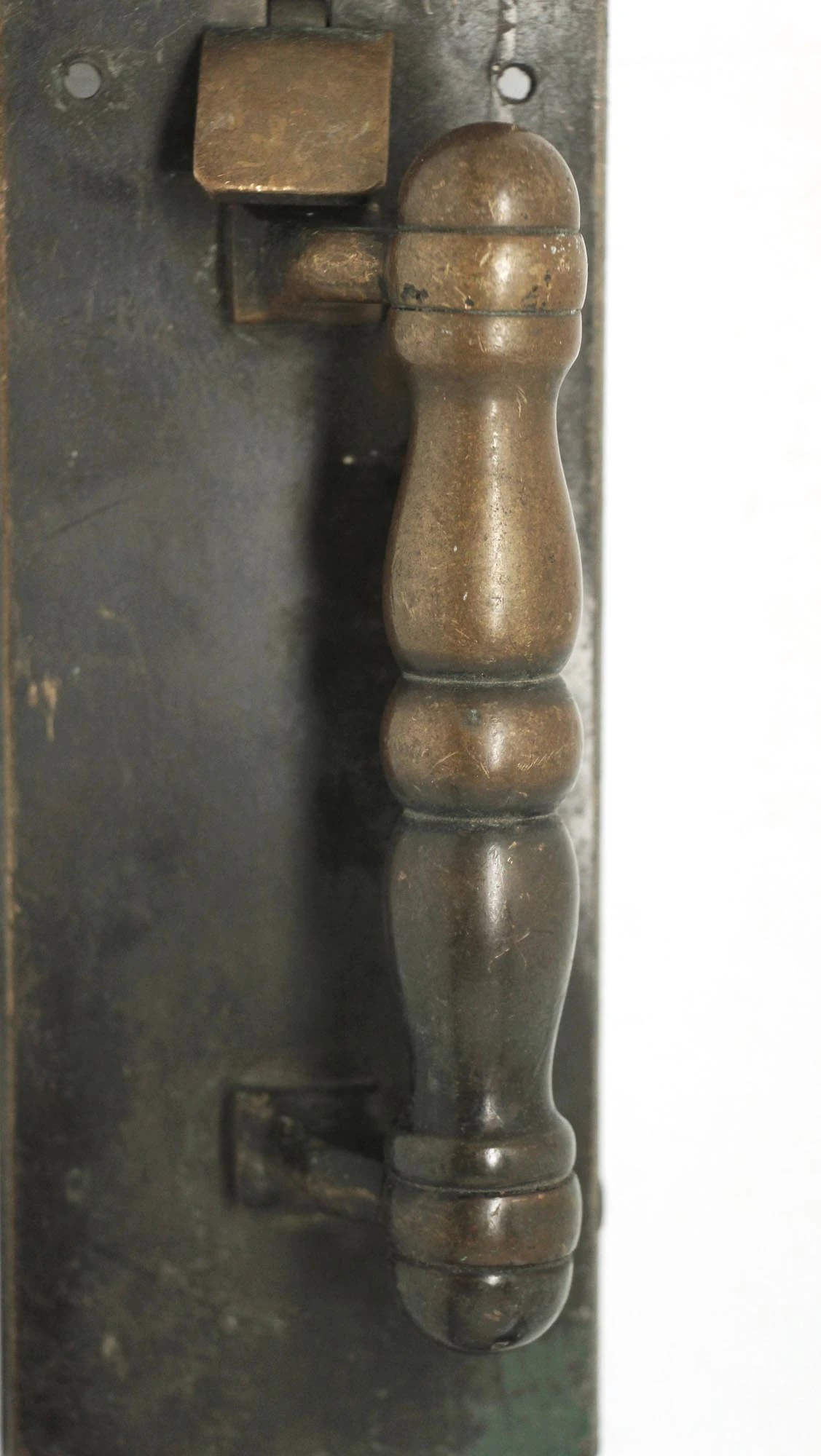 Antique 17.25 In. Bronze Arts & Crafts Door Pull 5 Antique 17.25 In. Bronze Arts & Crafts Door Pull - Image 3