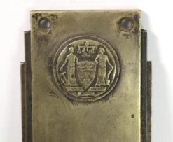 Philadelphia Civic Center Corbin 14 In. Art Deco Push Plate & Door Pulls -OGT Sale Store door pulls for sale n260011