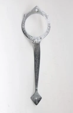 Vintage Modern 11 In. Brushed Steel Over Brass Door Pull 8 Vintage Modern 11 In. Brushed Steel Over Brass Door Pull -OGT Sale Store door pulls for sale p250538