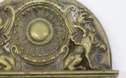 Antique 20.75 In. Sargent Greek Key Brass Entry Door Pull 13 Antique 20.75 In. Sargent Greek Key Brass Entry Door Pull -OGT Sale Store door pulls for sale p261332