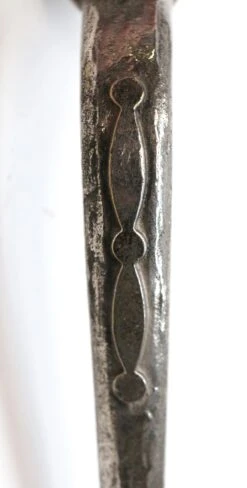 Antique 12.5 In. Nickel Plated Bronze Gothic Door Pull -OGT Sale Store door pulls for sale p266448