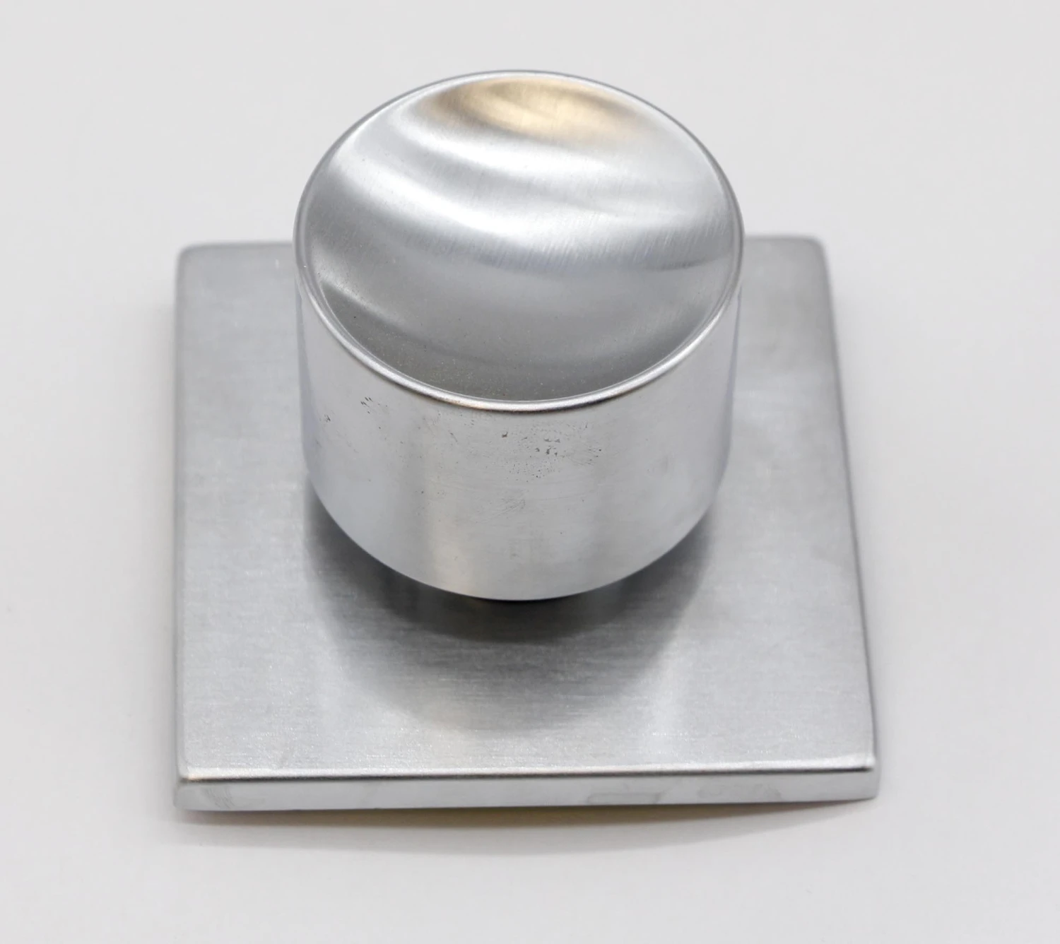 Schlage Brushed Steel Brass Fixed Dummy Trim Door Knob 5 Schlage Brushed Steel Brass Fixed Dummy Trim Door Knob - Image 3