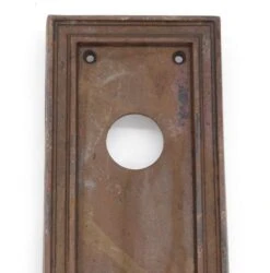 Antique Art Deco Bronze Corbin Door Pull With Lock Insert 13 Antique Art Deco Bronze Corbin Door Pull With Lock Insert -OGT Sale Store door pulls for sale q284277