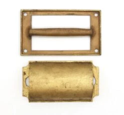 Solid Brushed Brass Recessed Door Handle -OGT Sale Store door pulls for sale q286367