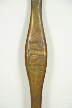 Pair Of 32 In. Horizontal Brass Push Bars -OGT Sale Store door pulls for sale q288015