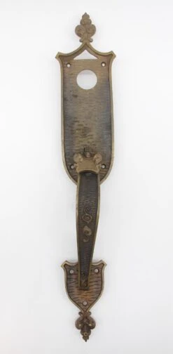 Pair Of 19.5 In. Bronze Arts & Crafts Entry Door Pulls 11 Pair Of 19.5 In. Bronze Arts & Crafts Entry Door Pulls -OGT Sale Store door pulls h138519b