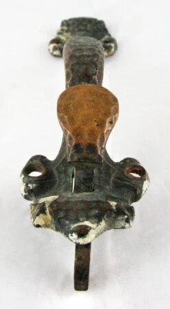 Pair Of Antique Bronze 7 In. Thumb Latch Door Pulls 6 Pair Of Antique Bronze 7 In. Thumb Latch Door Pulls -OGT Sale Store door pulls k192965