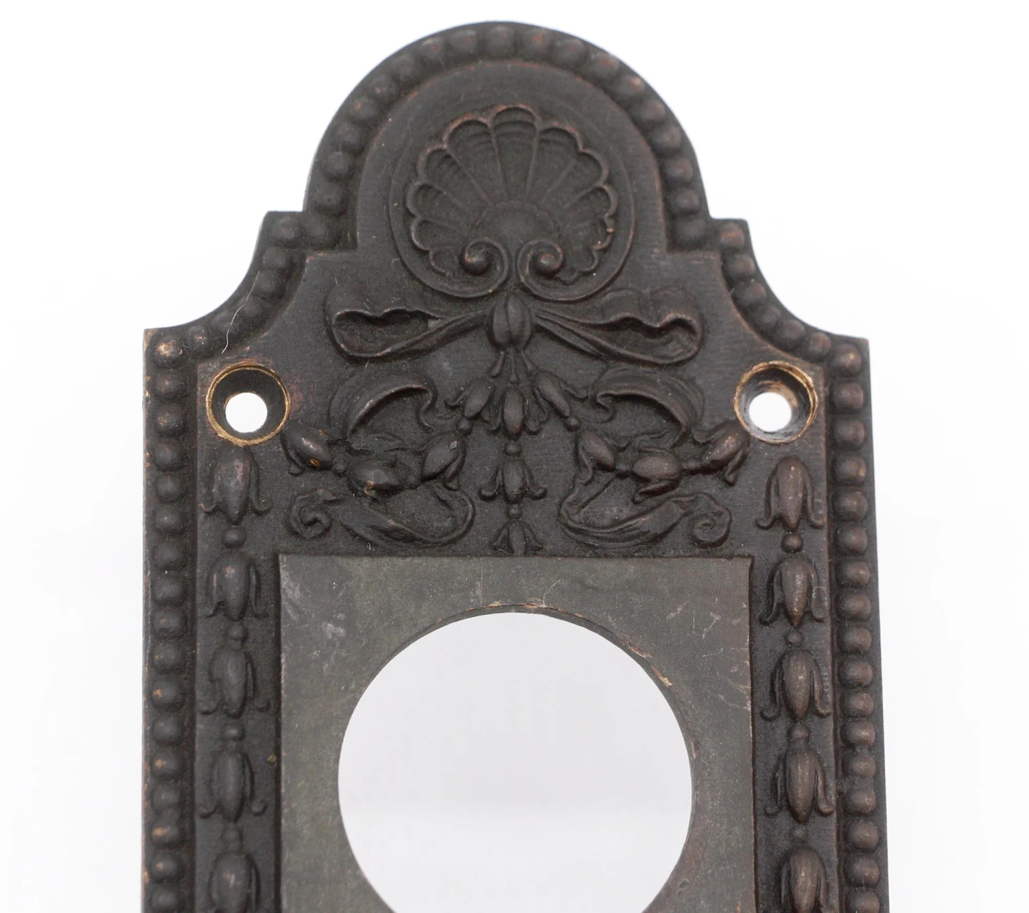 Antique Neoclassical 16 In. Bronze Chicago Entry Door Pull 4 Antique Neoclassical 16 In. Bronze Chicago Entry Door Pull - Image 2
