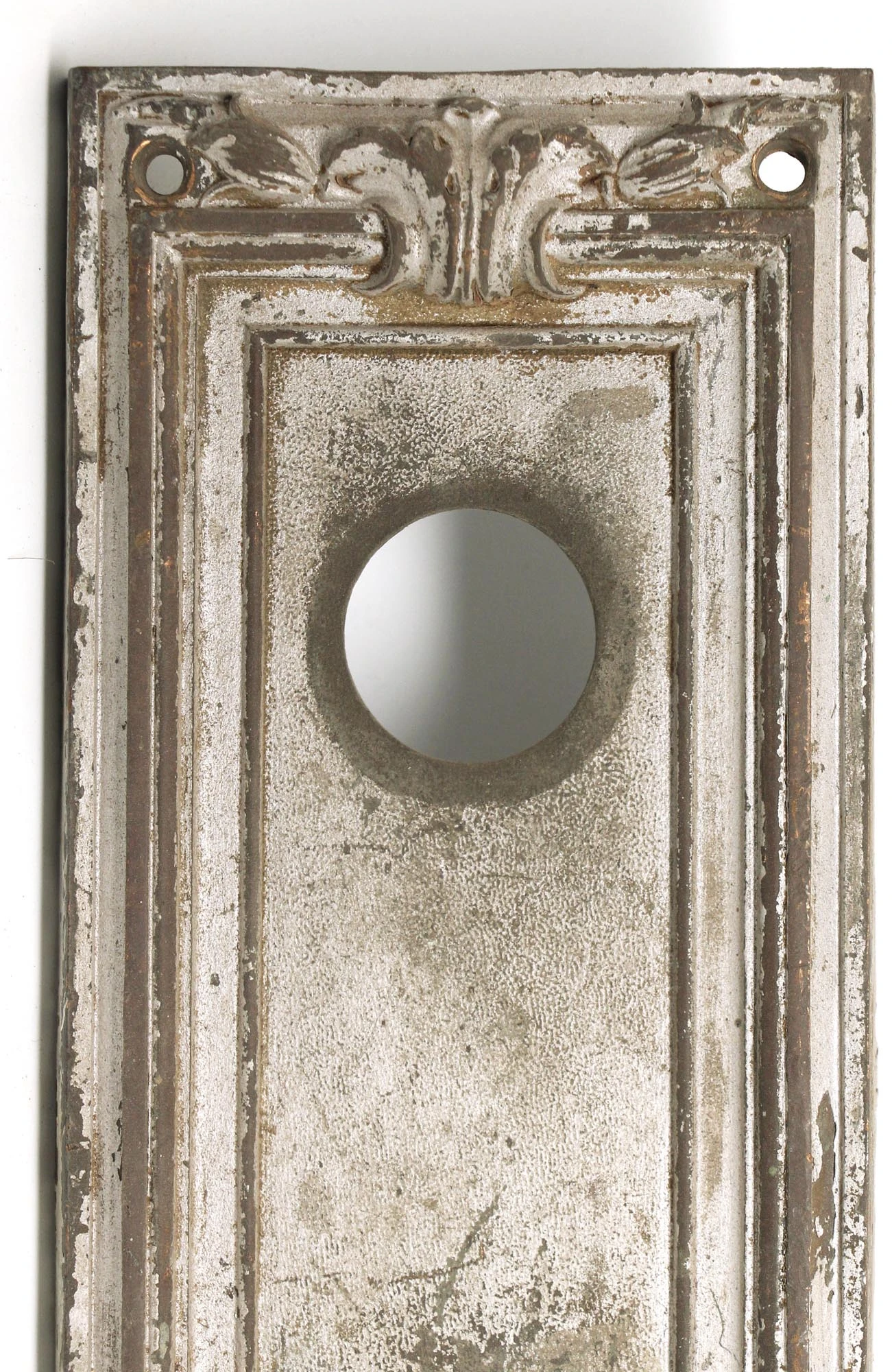 Antique 17 In. Art Deco Bronze Entry Door Pull 4 Antique 17 In. Art Deco Bronze Entry Door Pull - Image 2