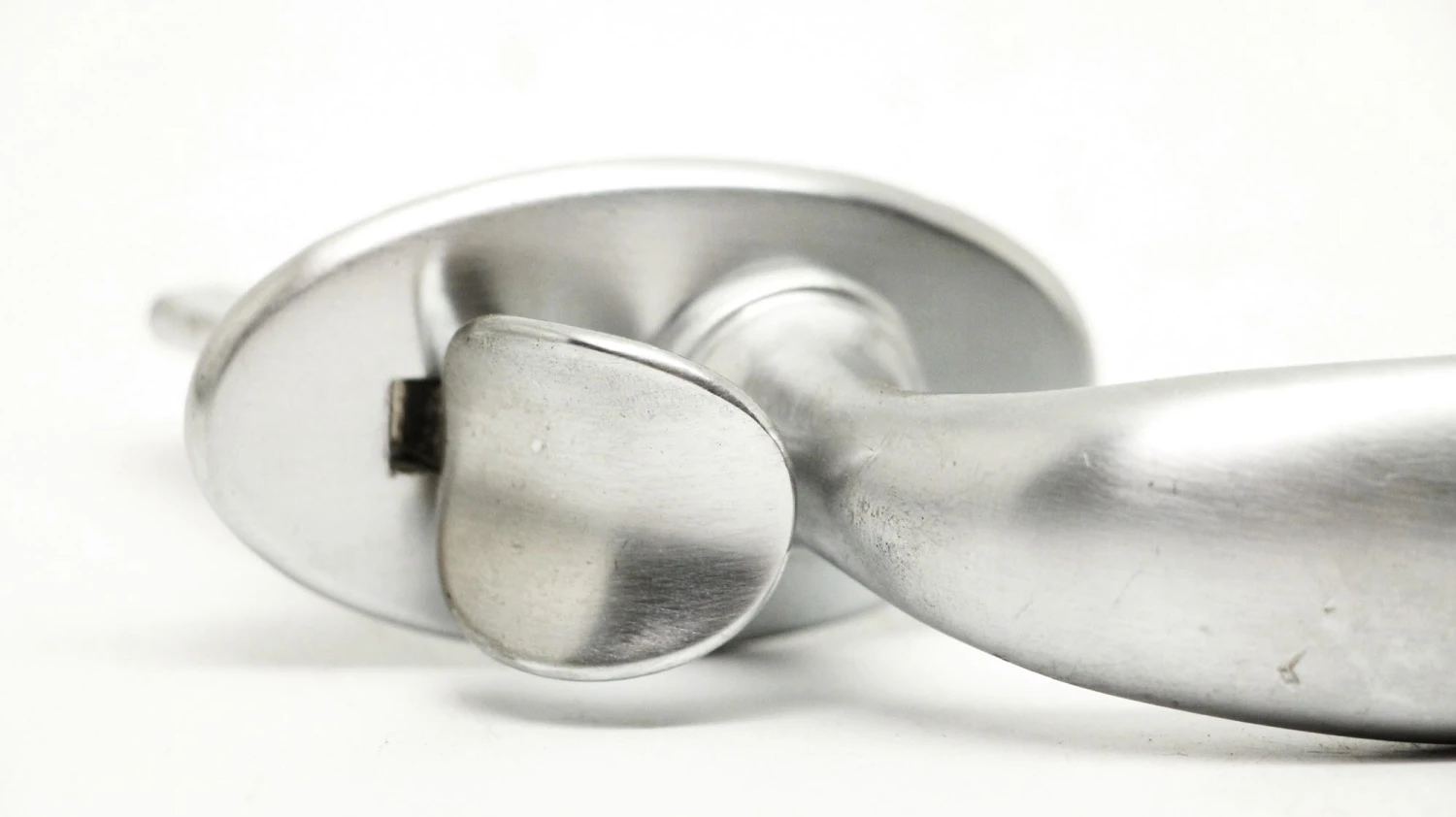 Vintage 9 In. Modern Brushed Steel Door Pull 4 Vintage 9 In. Modern Brushed Steel Door Pull - Image 2