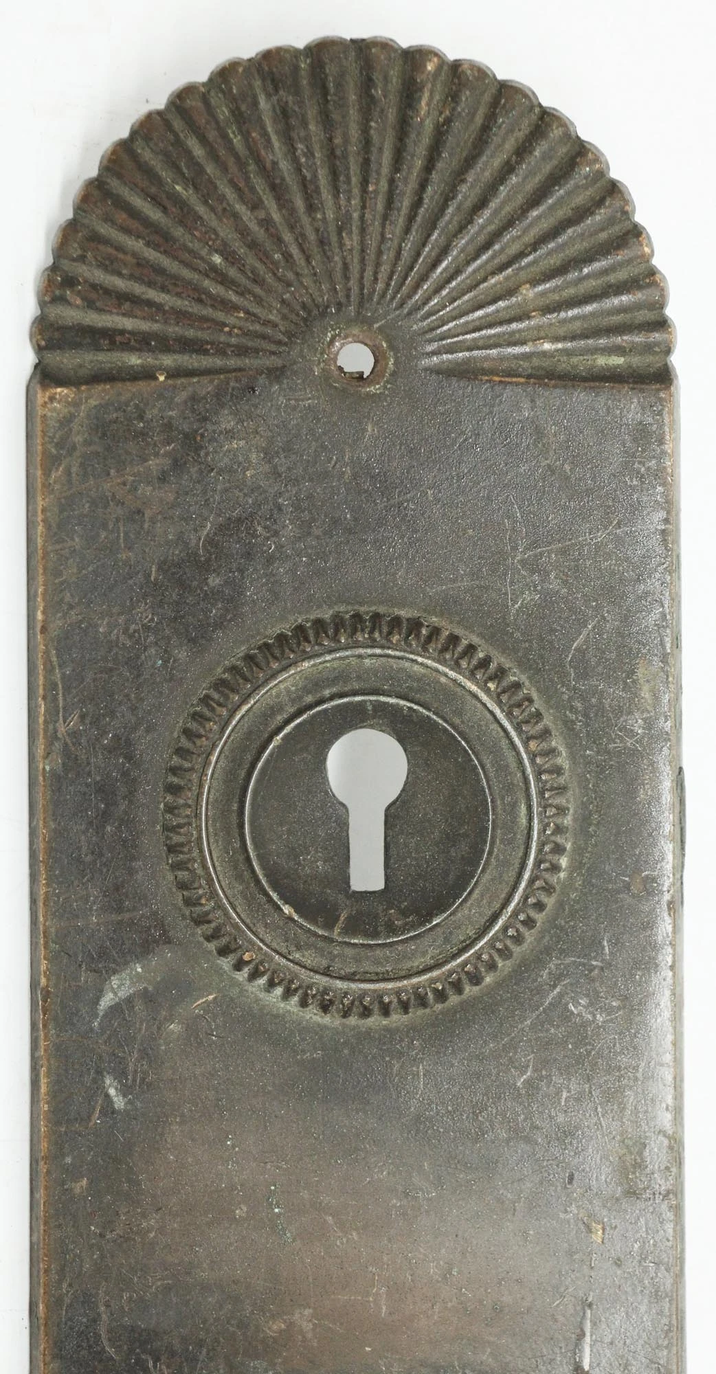 Antique 17.25 In. Bronze Arts & Crafts Door Pull 4 Antique 17.25 In. Bronze Arts & Crafts Door Pull - Image 2