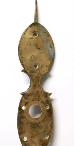 Antique 35 In. Arts & Crafts Brass Entry Door Handle 8 Antique 35 In. Arts & Crafts Brass Entry Door Handle -OGT Sale Store door pulls n258513