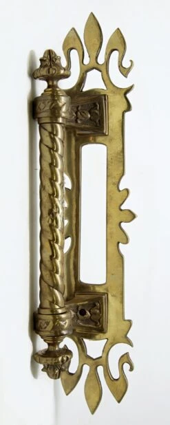 Ornate Door Pull With Letter Slot