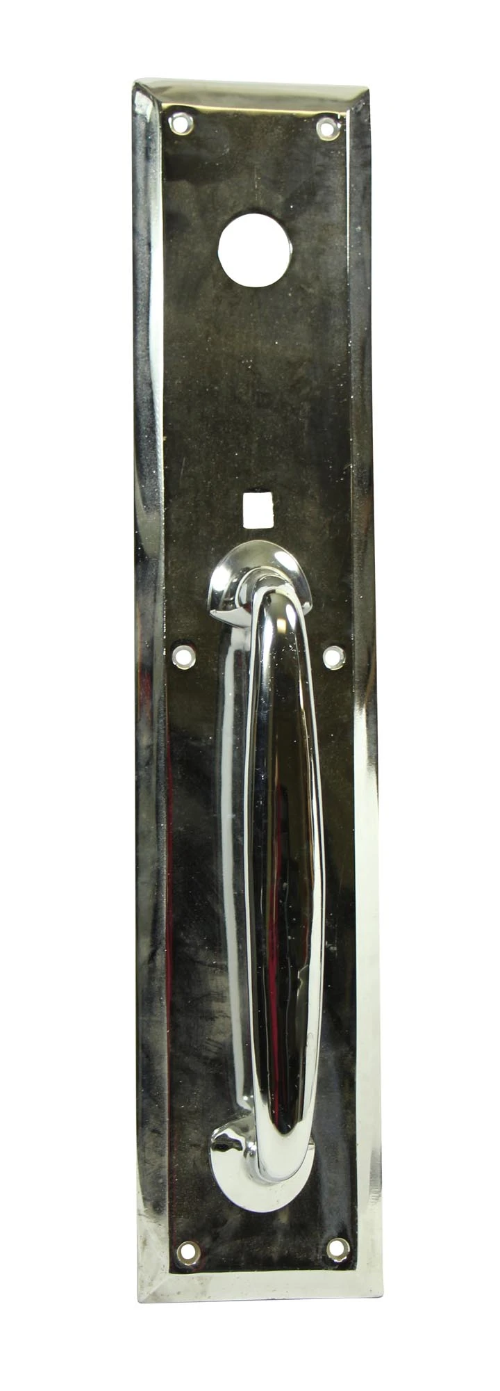 Vintage 19.875 In. Modern Chrome Door Pull 3 Vintage 19.875 In. Modern Chrome Door Pull