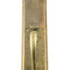 Vintage Classic 14 In. Brass Door Pull Handle With Lock Insert -OGT Sale Store door pulls vintage classic 14 in brass door pull handle with lock insert k197088
