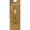 Vintage Commercial 16 In. Brass Door Pull With Lock Insert -OGT Sale Store door pulls vintage commercial 16 in brass door pull with lock insert k197387